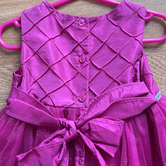 Mamellata Taffeta Fuchsia Dress 18m - Picture 6 of 9